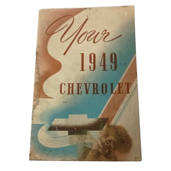 Your 1949 Chevrolet Original Owners Manual Booklet Paper Vintage Mid Century.  C - Picture 14 of 14